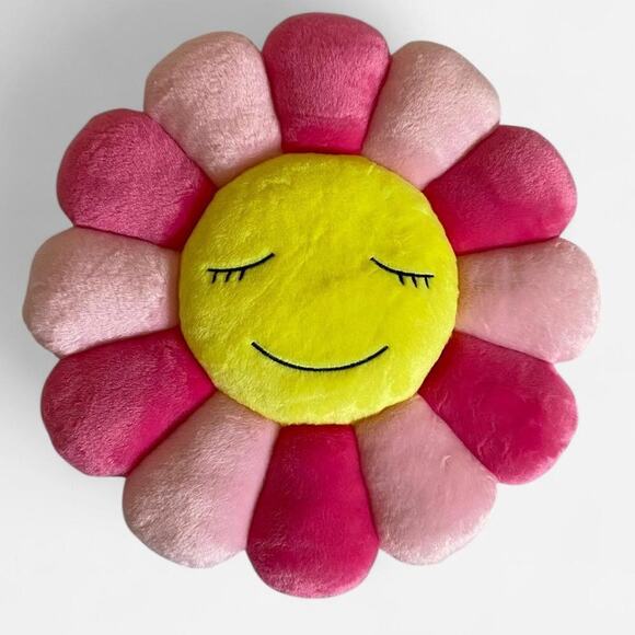 Takashi Murakami Flower Plush 40CM Pink/Light Pink/Yellow - Picture 2 of 4